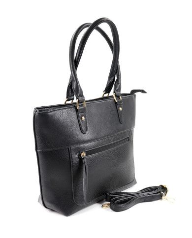 Women's Black Case with Front Clasp