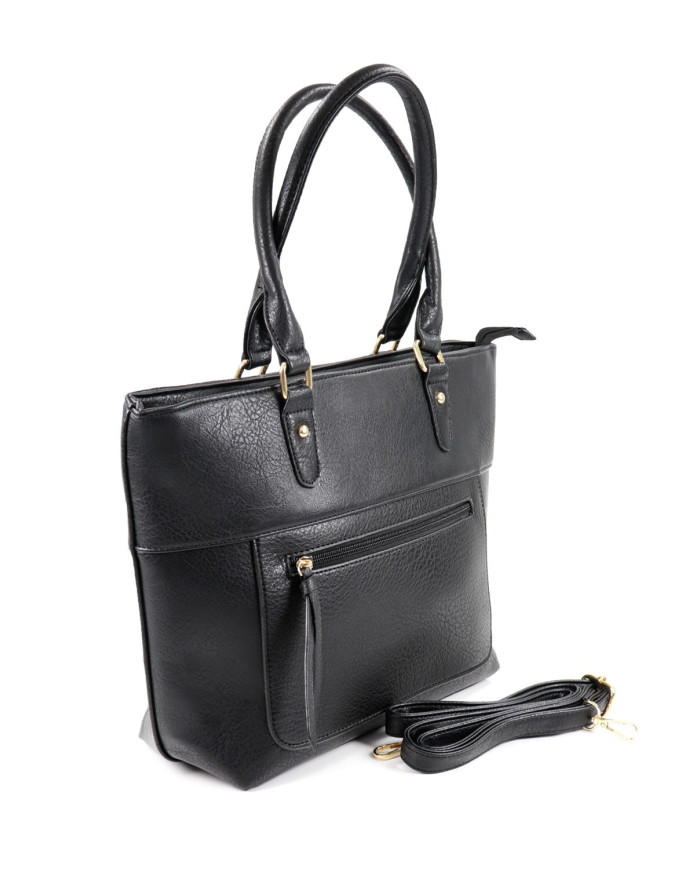 Women's Black Case with Front Clasp