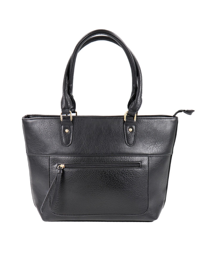 Women's Black Case with Front Clasp