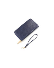 Carteira Azul Feminina com Divisórias