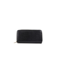 Women's Black Wallet with Partitions