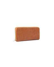 Women's Camel Wallet with Partitions