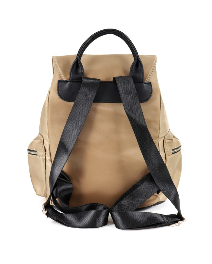Mochila Feminina Nylon Taupe