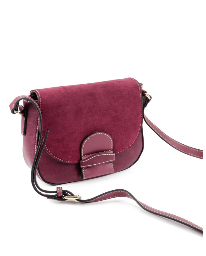 Bag Bordo Tiracolo with Seams
