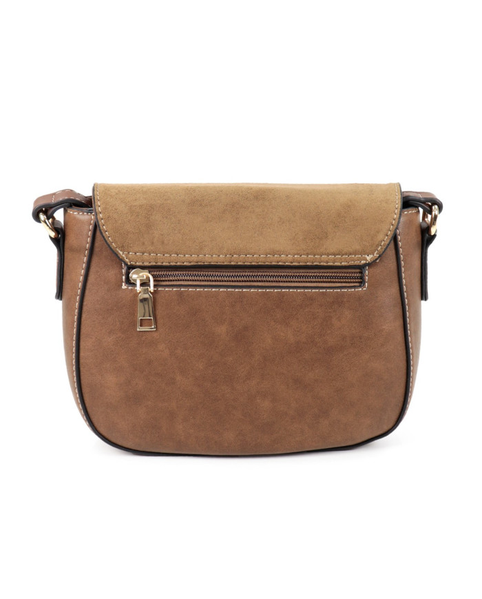 Camel Tiracolo case with seams