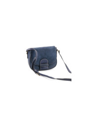 Blue Stripe Bag with Seams
