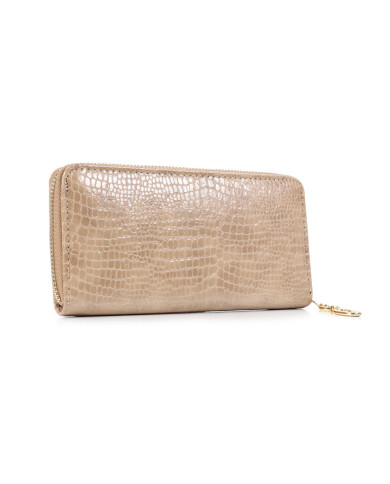 Carteira Feminina Taupe com Fecho