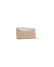 Women's Taupe Wallet with Zipper