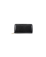 Cartera de mujer en negro con cremallera