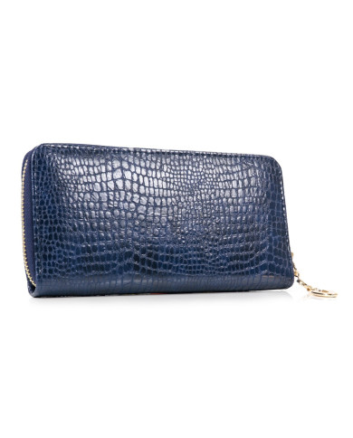 Blue Women's Wallet con cremallera