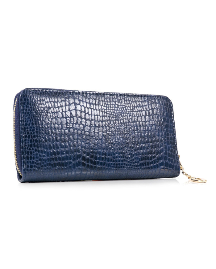 Blue Women's Wallet con cremallera