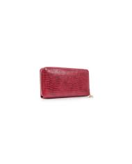 Cartera de mujeres rojas con cremallera