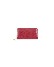 Red Women's Wallet with Zipper