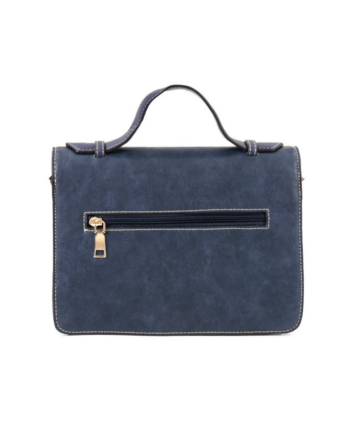 Mala Envelope Azul de Mão