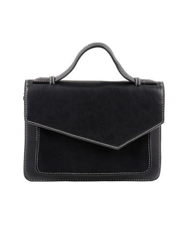 Mala Envelope Preta de Mão