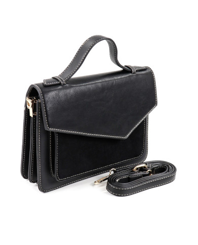 Mala Envelope Preta de Mão