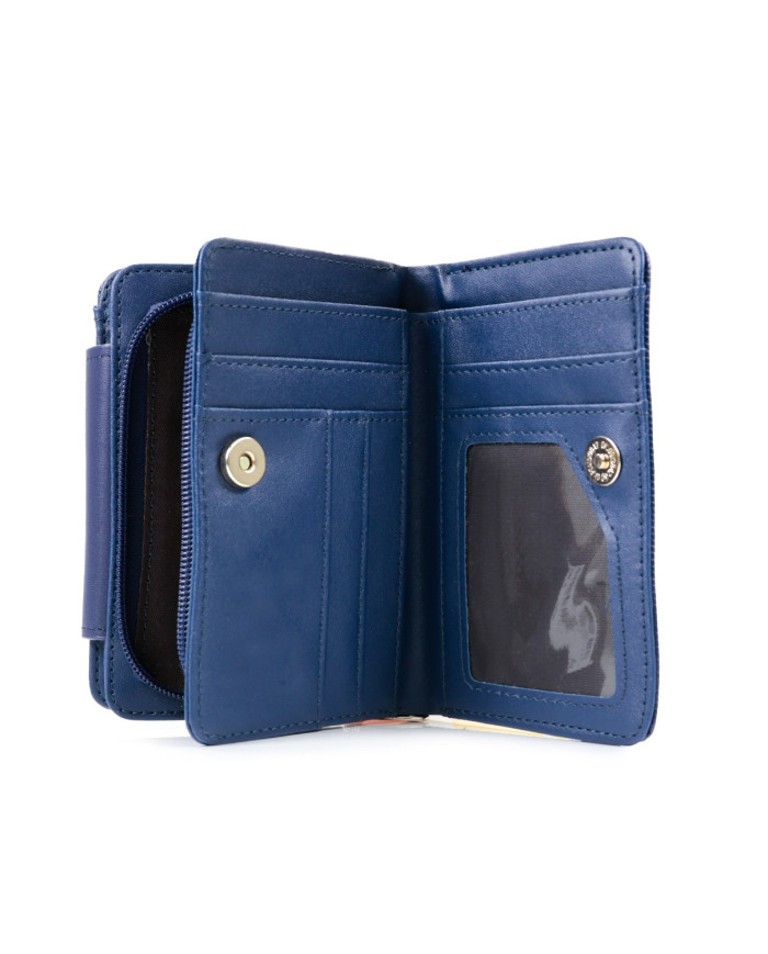 Small Women's Blue Wallet