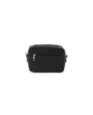 Black Suitcase with Strap Stripe with Chain