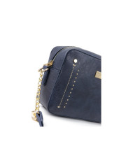 Blue case with Strap Stripe with Chain