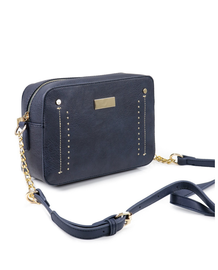 Funda azul con Strap Stripe con cadena