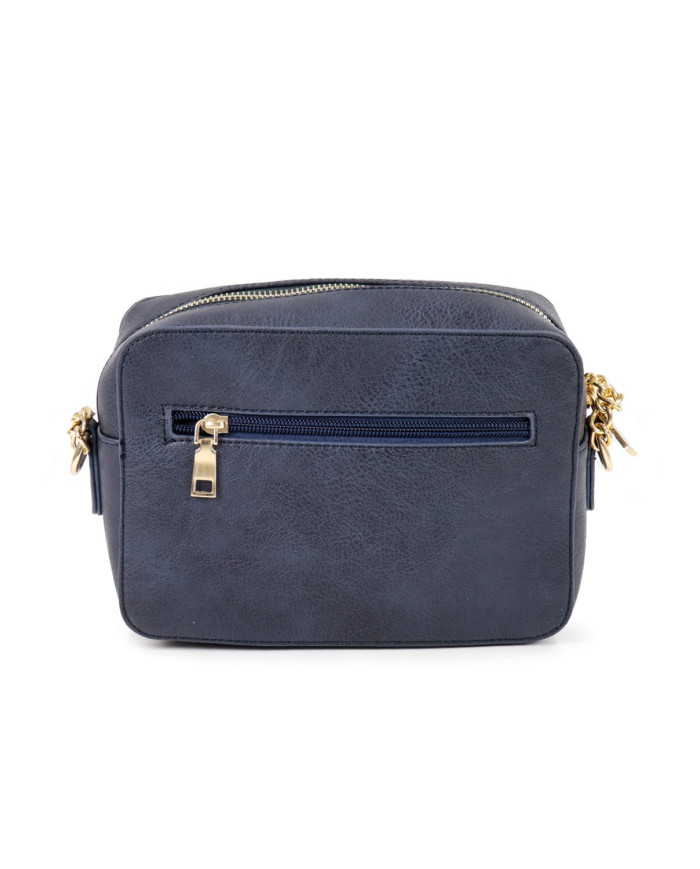 Blue case with Strap Stripe with Chain