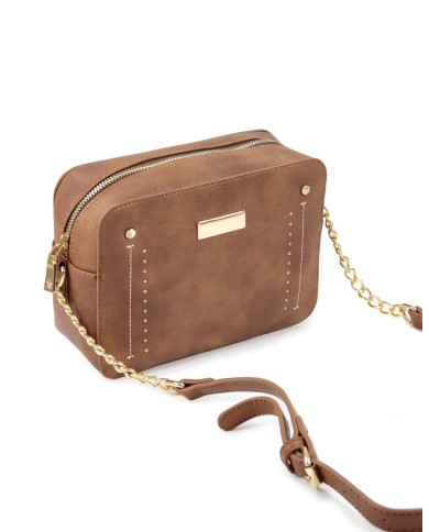 Camel Case with Strap Strap with Chain