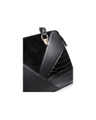 Double Handle Women's Black Suitcase