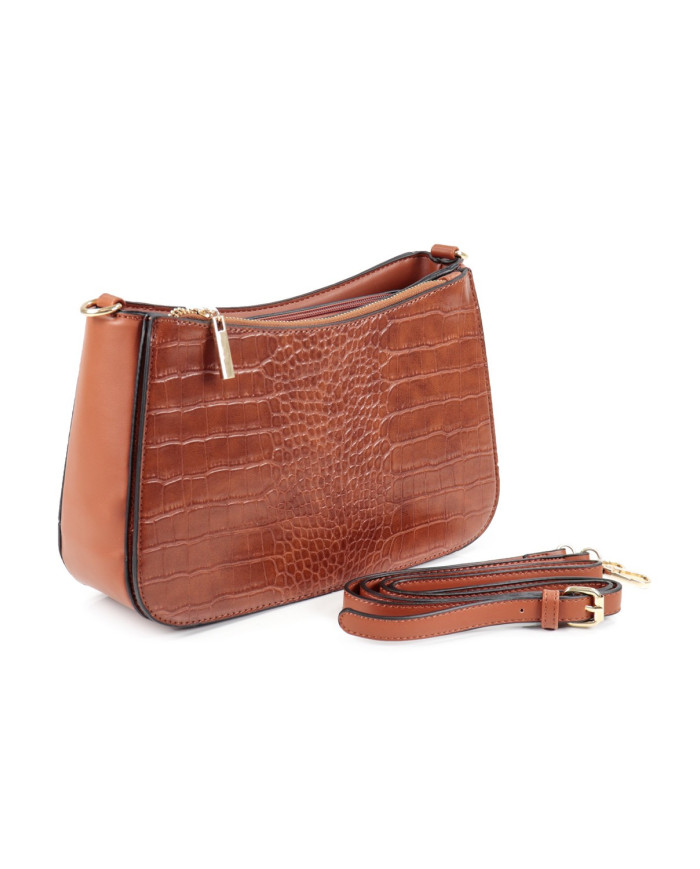 Mala Camel de Mulher de Fechos Oval