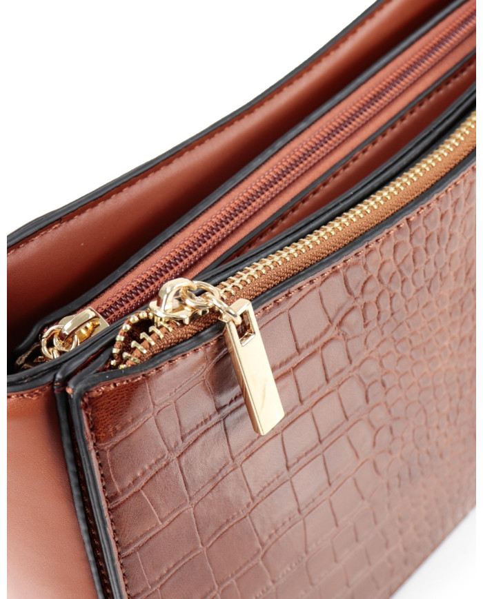 Mala Camel de Mulher de Fechos Oval