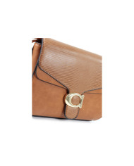 Caso de damas en Camel con Strap Tiracolo