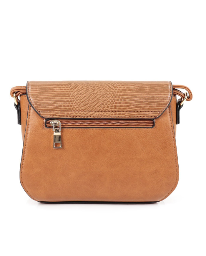 Caso de damas en Camel con Strap Tiracolo