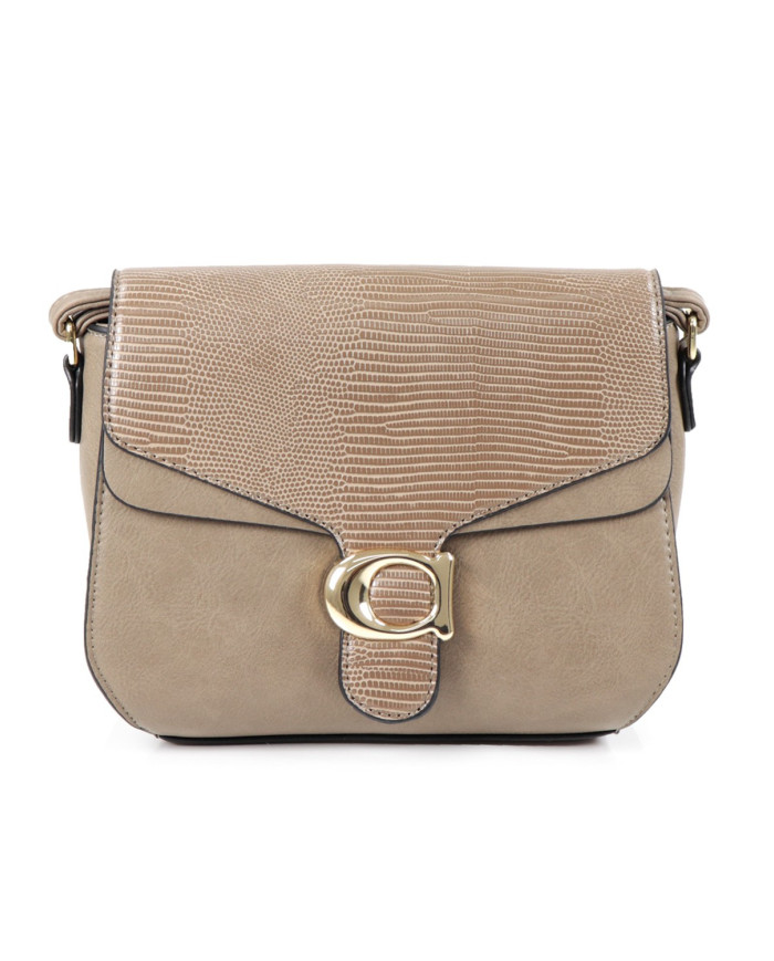 Ladies' case in Taupe with Strap Tiracolo