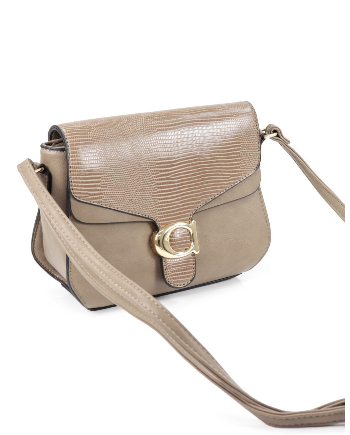 Ladies' case in Taupe with Strap Tiracolo