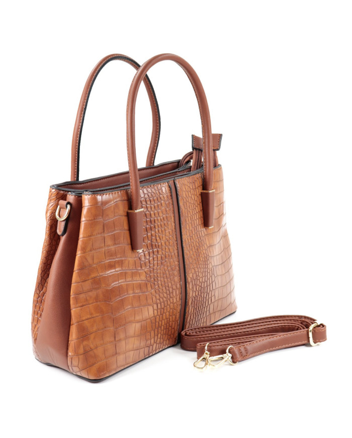 Bag Shopper Camel de Senhora