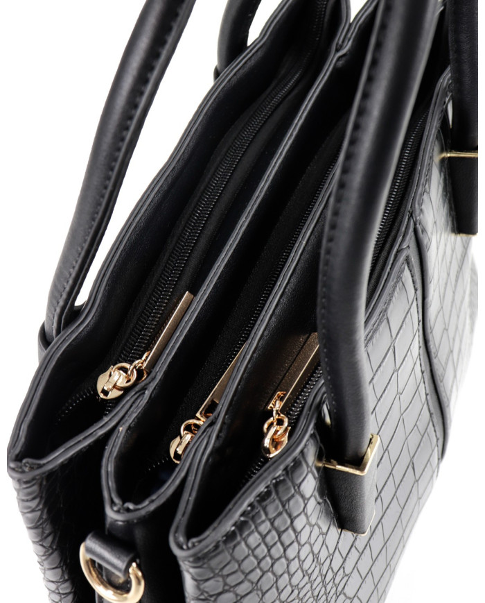 Mala Shopper Preta de Senhora