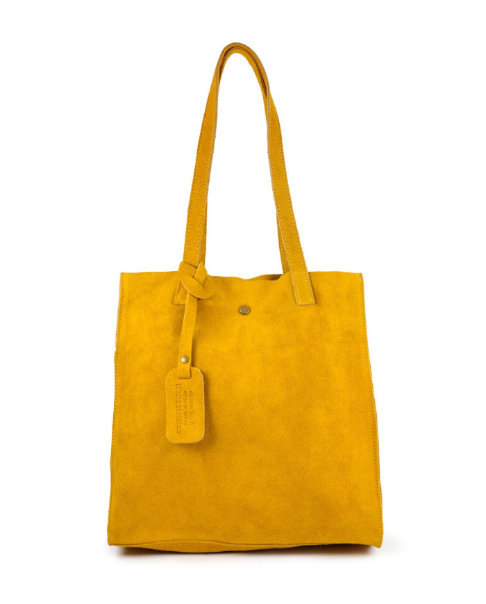 Tote Bag Yellow Female in Skin