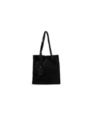 Bolsa de Tote Mujer Bolso de cuero Negro