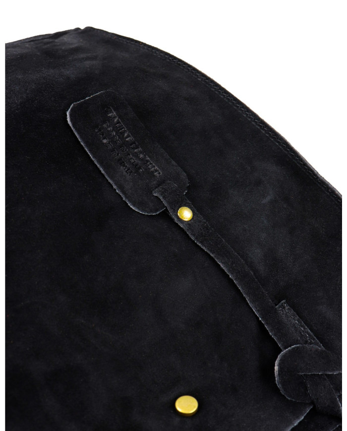 Mala Tote Bag Feminina Preta em Pele