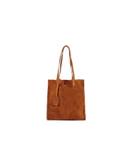 Mala Tote Bag Feminina Cognac em Pele