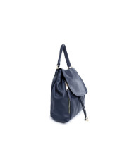 Women's Blue Backpack with Hand Strap