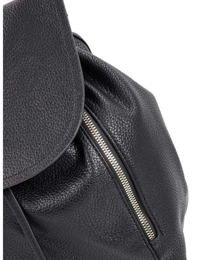 Mochila Preta Feminina com Alça de Mão