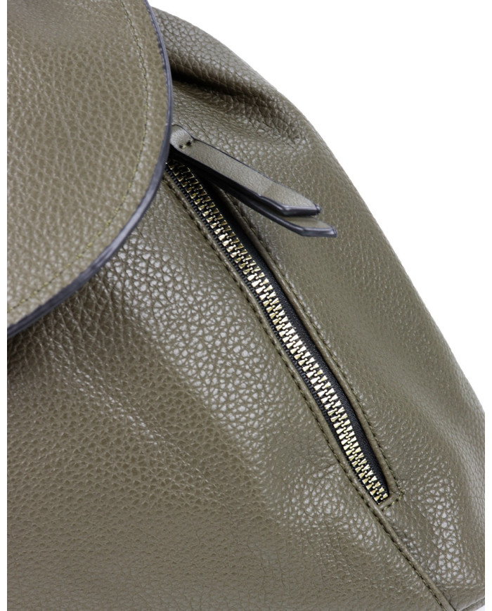 Mochila de mujer Kaki con Correa de mano