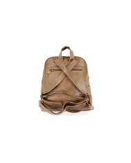 Mochila de Senhora Taupe com Fecho Frontal