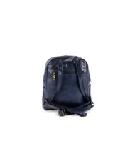 Blue Lady Backpack with Front Clasp