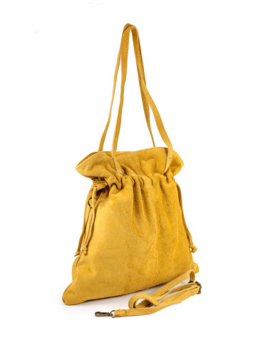 Bolsa de mostaza tipo bolsa de mujeres