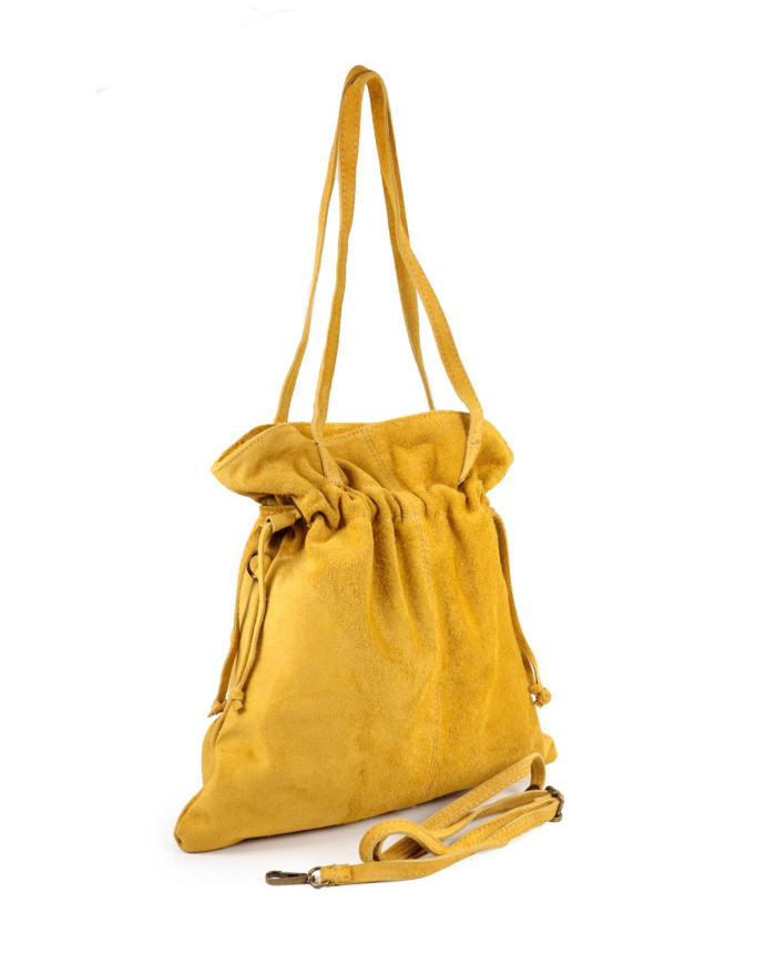 Bolsa de mostaza tipo bolsa de mujeres