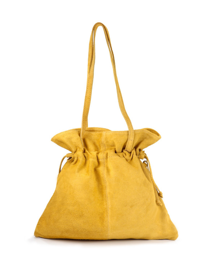 Bolsa de mostaza tipo bolsa de mujeres