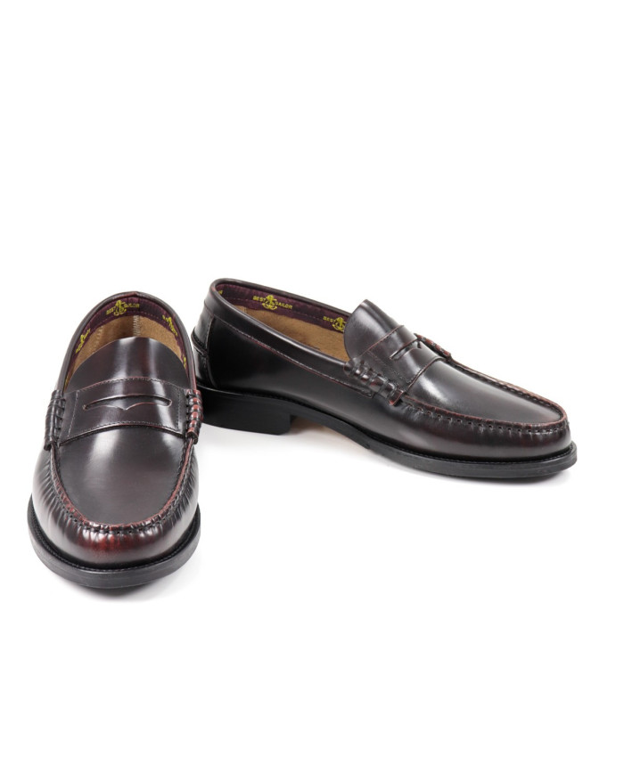 Men's Moccasins in Bordo