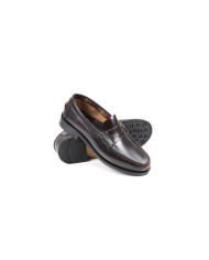 Mocasines masculinos en Bordo Casual