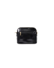 Women's Black Suitcase with Chain Strap